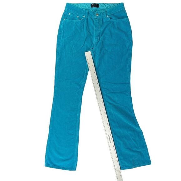 ASOS Design Bright Blue Corduroy Jeans Boot Cut Size 30 X 36 TALL - Picture 3 of 7